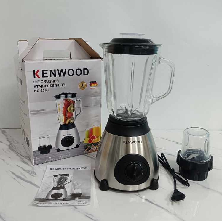 2 in 1 Blender Juicer Y66 5 Speed with Stainless Steel Jar Electric Food Mixer Blender blender