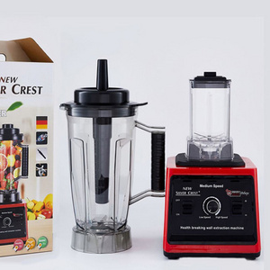 2 in 1 8000w kitchen appliances Silver Crest Blender 3L Large Capacity Commercial blender With 650ml Mixer Grinder Silver crest