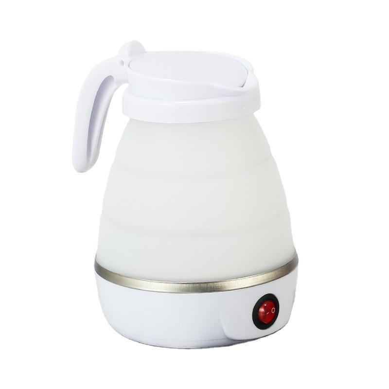 Factory Direct Sale 0.6L Travel Folding Food Grade Silicone Portable folding Household Retractable Small Electric jug Kettle