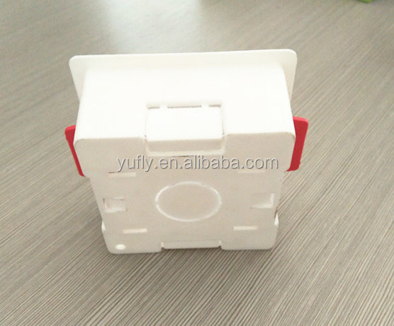 hot sale for wall for home british wall switch box 1gang 47mm dry lining switch bottom box lining box