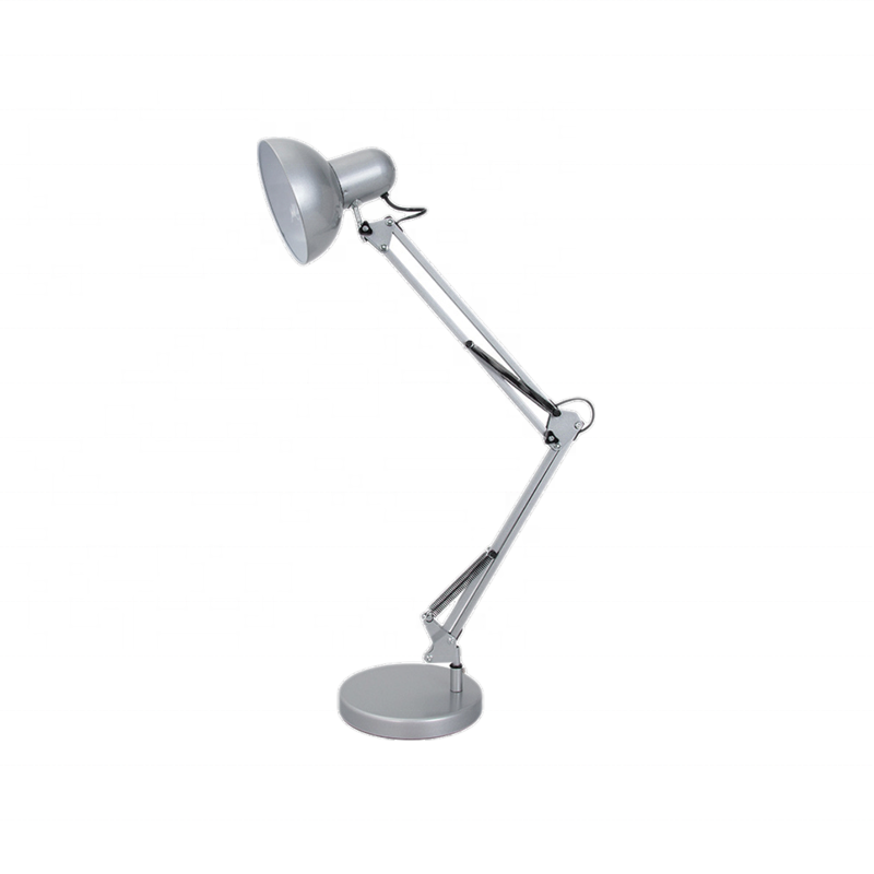 Modern Folding Desk Lamps Iron Study/Computer Lights Reading Light Long Swing Arm Black/White LED Home Metal Table Lamp