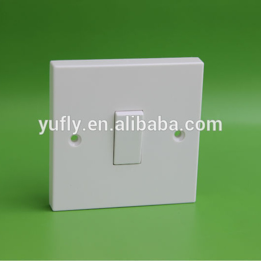 Good sale electrical one gang one way one gang two way wall light switch electrical change over switch