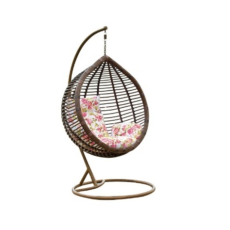 Outdoor Garden Balcony bedroom Leisure Rattan Egg Chairs Patio Leisure Water drop Shape Hanging Swing Chair