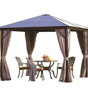 High Quality 3X3M  Gazebo Patio Waterproof Canopy Luxury Outdoor Pergola Outside Park Yard Ground Garden Gazebo