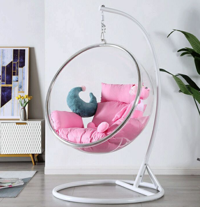 Indoor Outdoor Rope Hanging Patio Swing Bedroom Hammock Swing Customized Logo egg Furniture swing chair