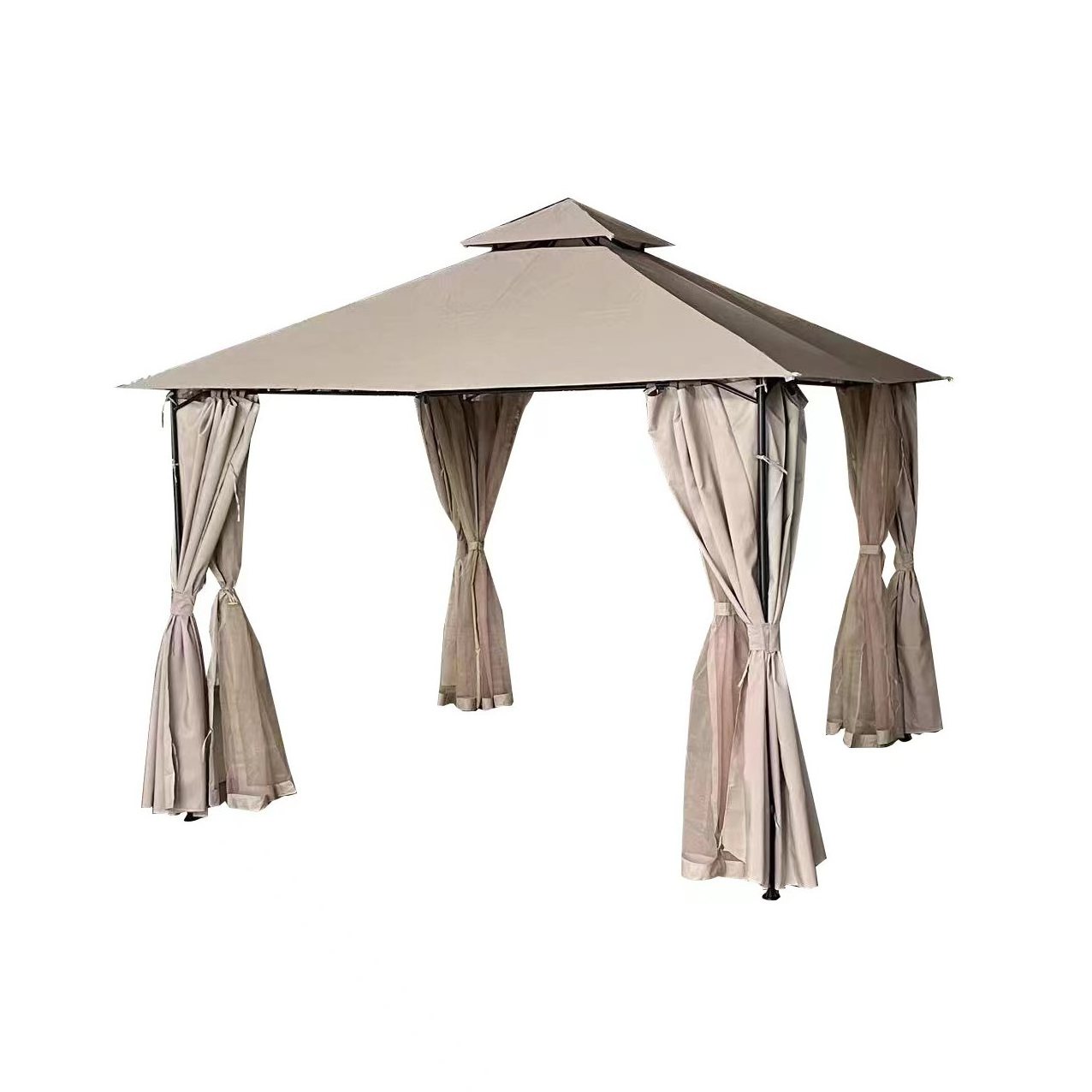 Outdoor Use High Quality Wholesale Waterproof Steel Sunshade 3X3M Gazebo With Air Vent