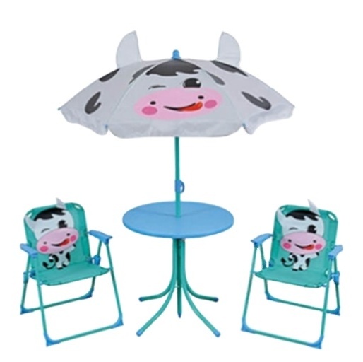 2023 new outdoor folding table and chair set with umbrella combination outdoor beach chair portable baby folding chair