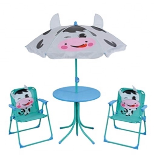 2023 new outdoor folding table and chair set with umbrella combination outdoor beach chair portable baby folding chair