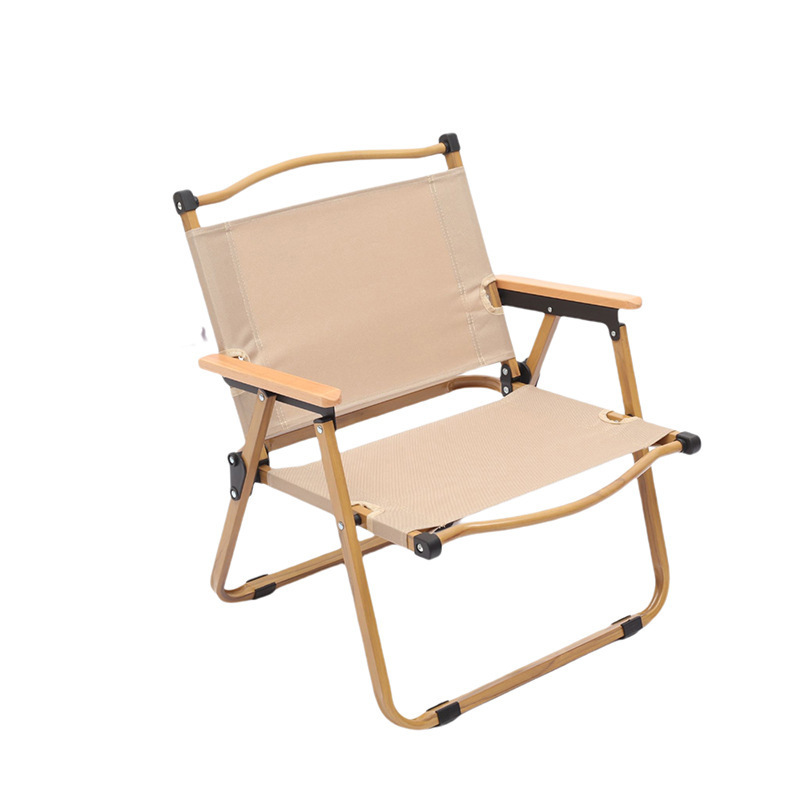 2024 New Outdoor Furniture Portable Kermit Chair Lawn Beach Ultralight Reclining Folding Camping Low Chair