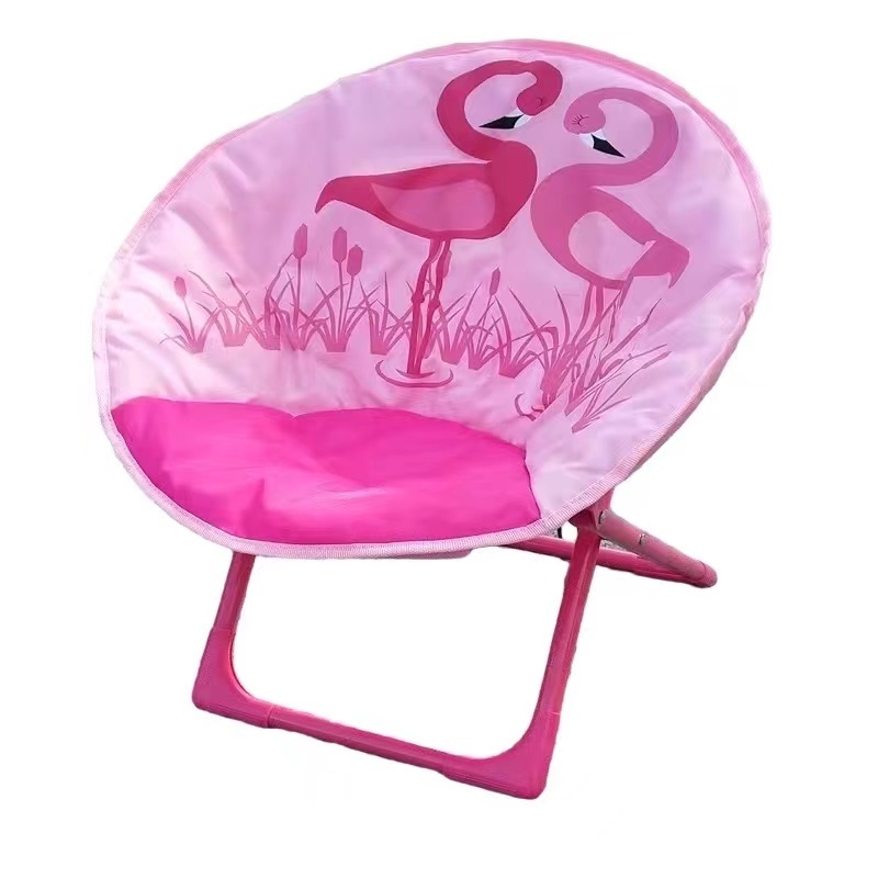 Cute Cartoon Indoor Outdoor Lightweight  Folding Leisure Garden Camping Beach leever gaming children  Kids  Moon Chair