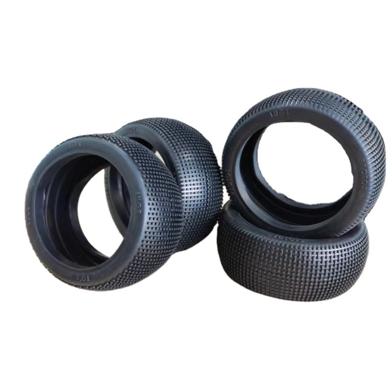 12mm Hex RC Tire Wheels 1/10 Scale RC Truck Tires with Foam Inserts for Traxxas Wheels and Tires