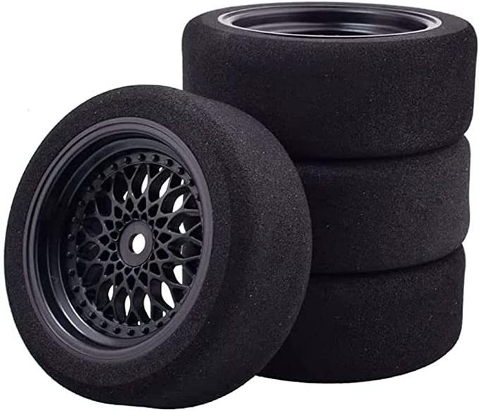 RC 1:10 on-road racing car Foam Tires&Wheel for HSP HPI Truck Toy