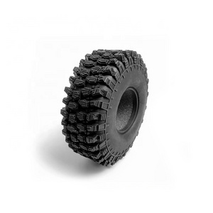 103mm RC crawler Tires with Foam Inserts, Rubber, High Traction, 1.9 inch Wheel, Black, Set of 4