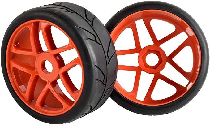 1:8 RC Tires & Plastic Wheels Tyres for 1/8 HSP/HPI RC On Road Car Parts