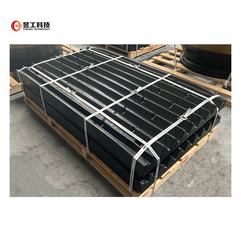 Factory direct sales high wear resistant High Manganese Steel  jaw crusher spare part toggle plate