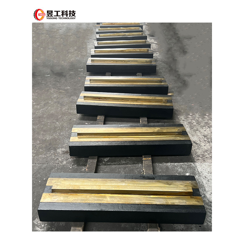 Factory direct sales Martensitic steel Ceramic impact crusher blow bars for recycling crusher blow bar M250 M350