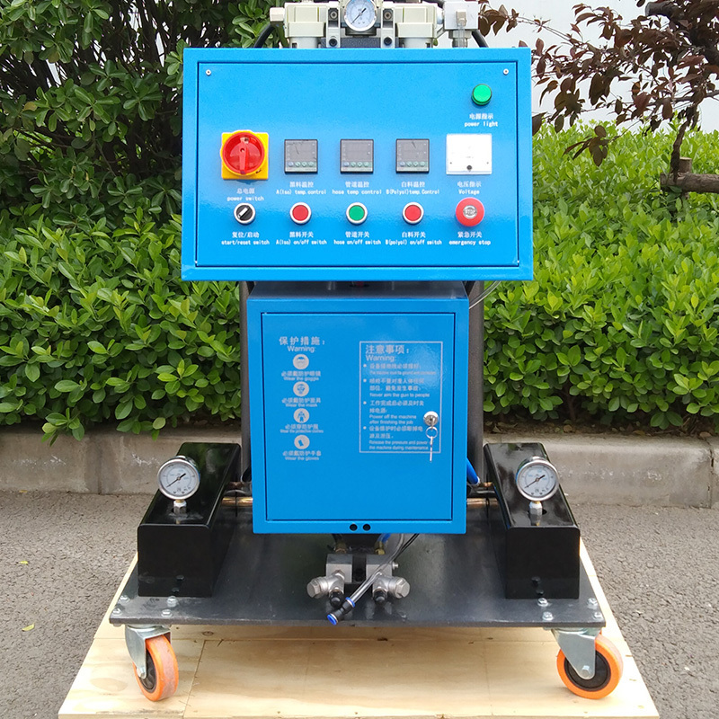 Portable small high pressure PU Polyurethane insulation foam mixing spray making machine for sale price