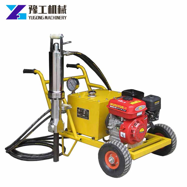 Hydraulic Rock Stone Wedge Splitter With Diesel Engine