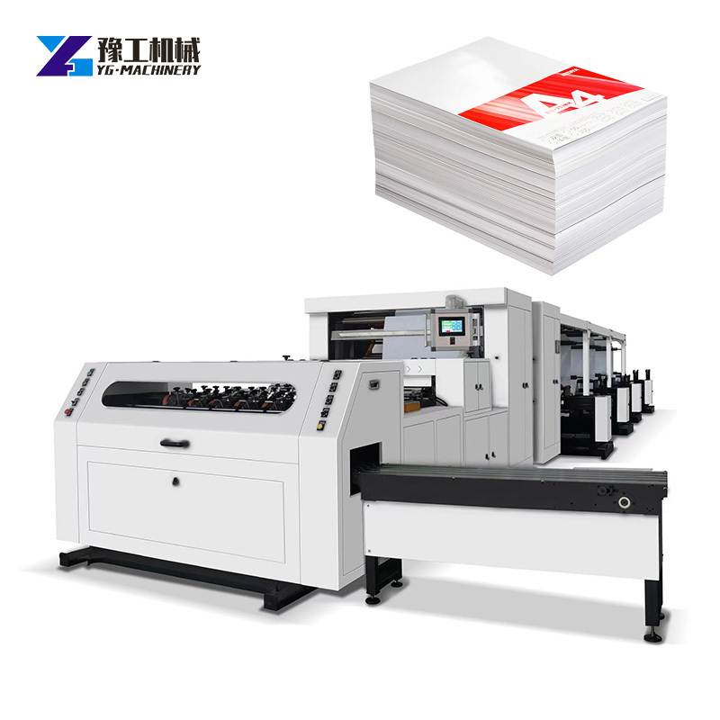 Fully automatic a4 exercise book maker paper notebook making machine price