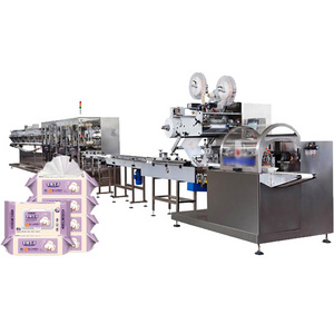 YG full automatic wet wipes machine product line wet wipes converting machine