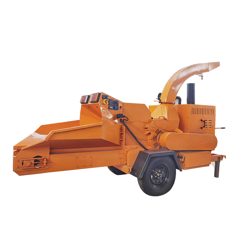 Second hand 8 inch 15hp wood chipper shredder