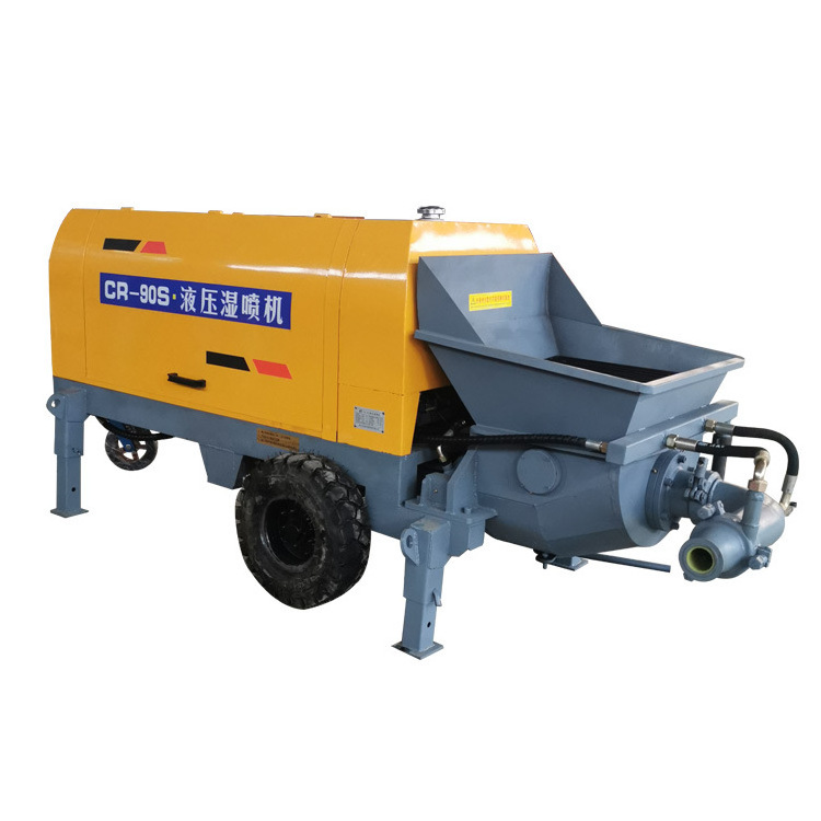 diesel concrete pump concrete trailer pump with wheels Concrete Pump Car