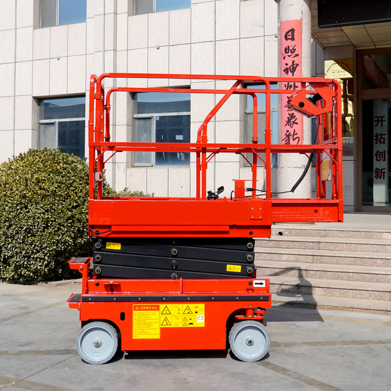 Customizable 6m 8m 10m 14m 18m Mobile Hydraulic Scissor Lift Small Mobile One Man Scissor Lift/Electric Scaffolding