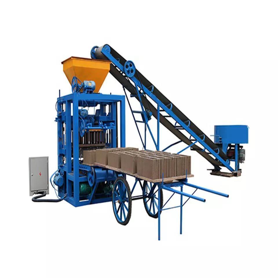 Good price  building maker interlocking hollow cement concrete block brick making machine