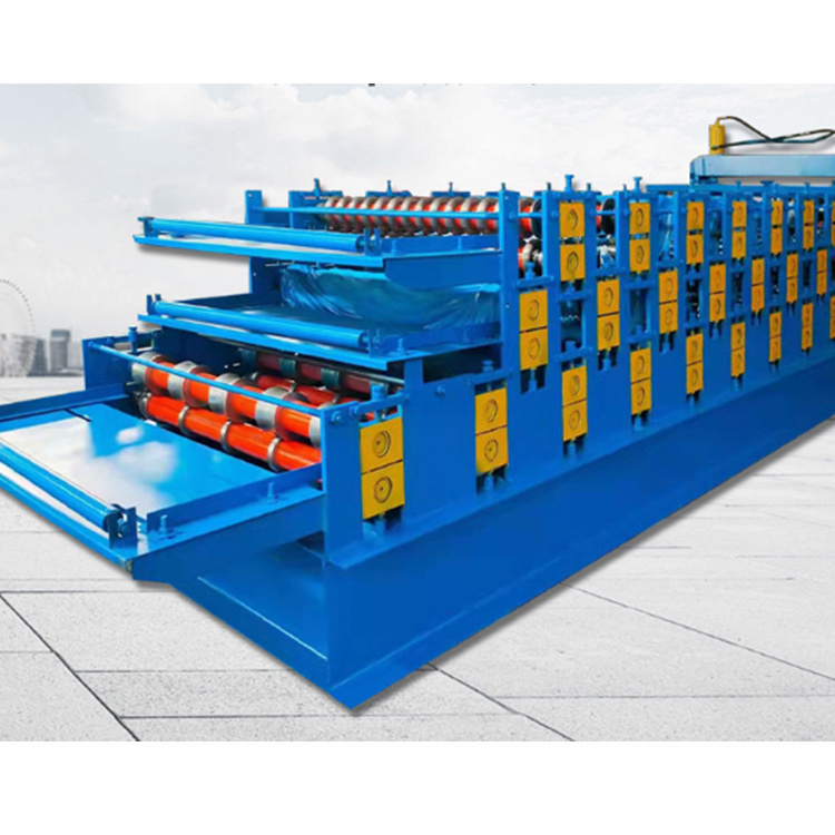 Metal roofing sheet roll forming machine iron roofing sheet making machine