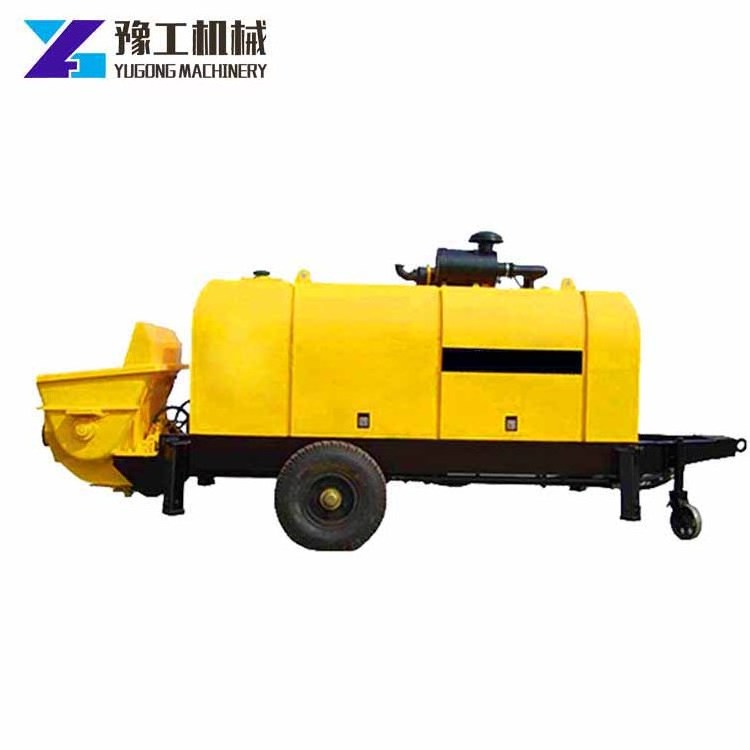 Diesel Concrete Mixer Pump Machine Delivery 500M Mini Diesel Concrete Pump