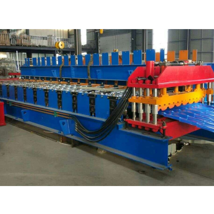 Metal roofing sheet roll forming machine iron roofing sheet making machine