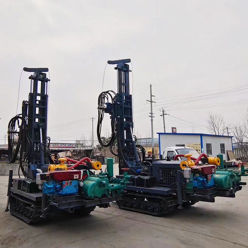 Rotary Small Trailer Mounted Machine 150M Soil Testing Water Well Drilling Rig for Sale