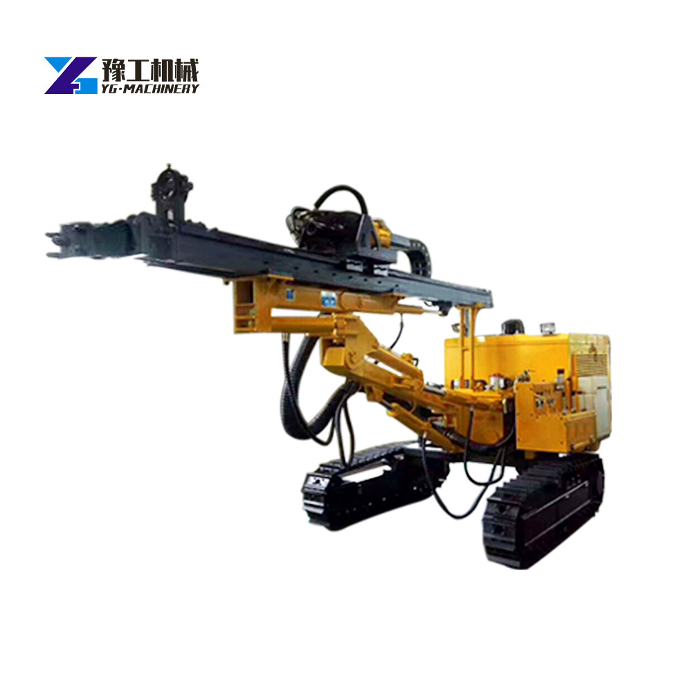 Full Hydraulic Underground Boring Machines YG-180 crawler tunnel drilling jumbo price