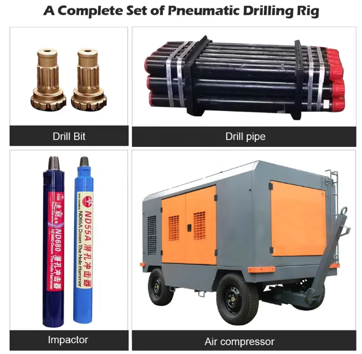 Truck Drilling Rig Water Well Rock Drill Machine Used Portable Water Well Drilling Rigs For Sale