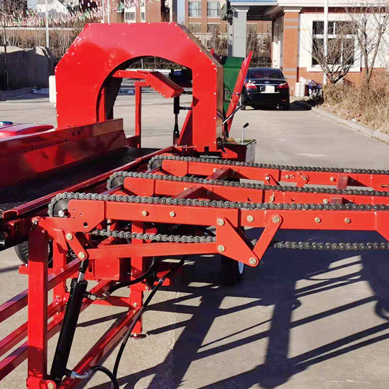 Used Vertical Sawmill Wood Cutting Log Splitter Machine Chippers Wood Splitter Trailer for Sale