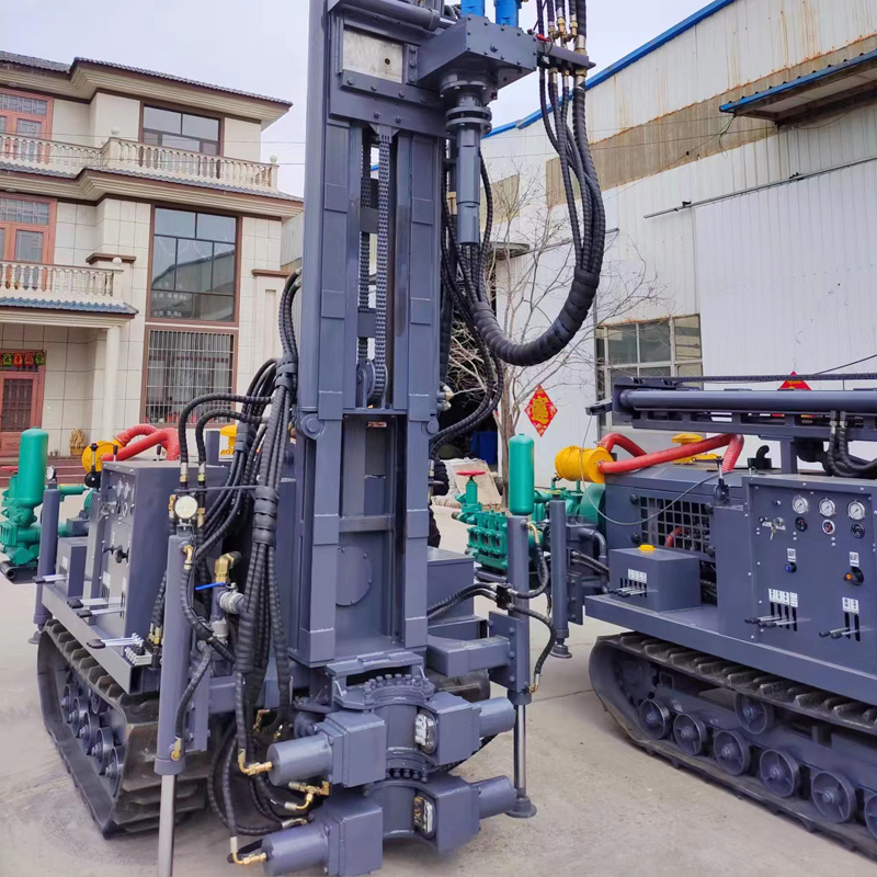 Rotary Small Trailer Mounted Machine 150M Soil Testing Water Well Drilling Rig for Sale