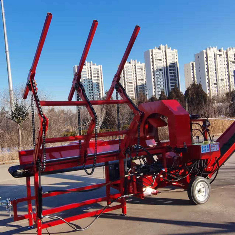 Used Vertical Sawmill Wood Cutting Log Splitter Machine Chippers Wood Splitter Trailer for Sale