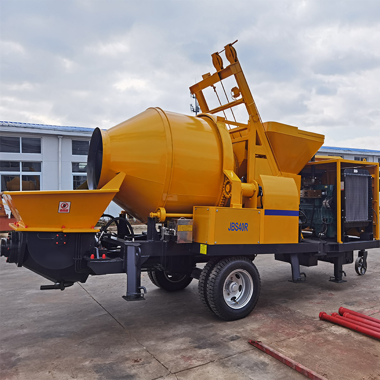 Advanced mobile concrete mixer with pump japan concrete truck mixer