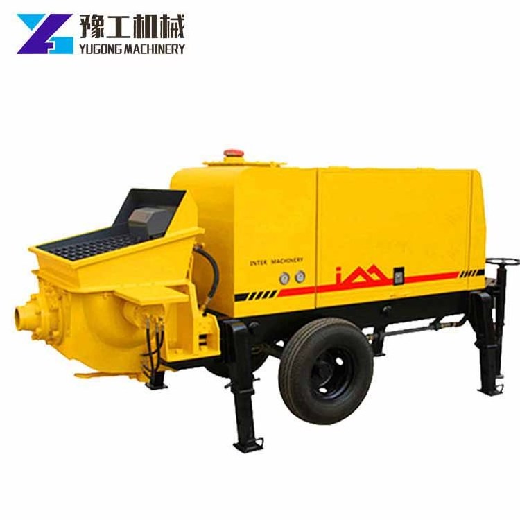 Diesel Concrete Mixer Pump Machine Delivery 500M Mini Diesel Concrete Pump