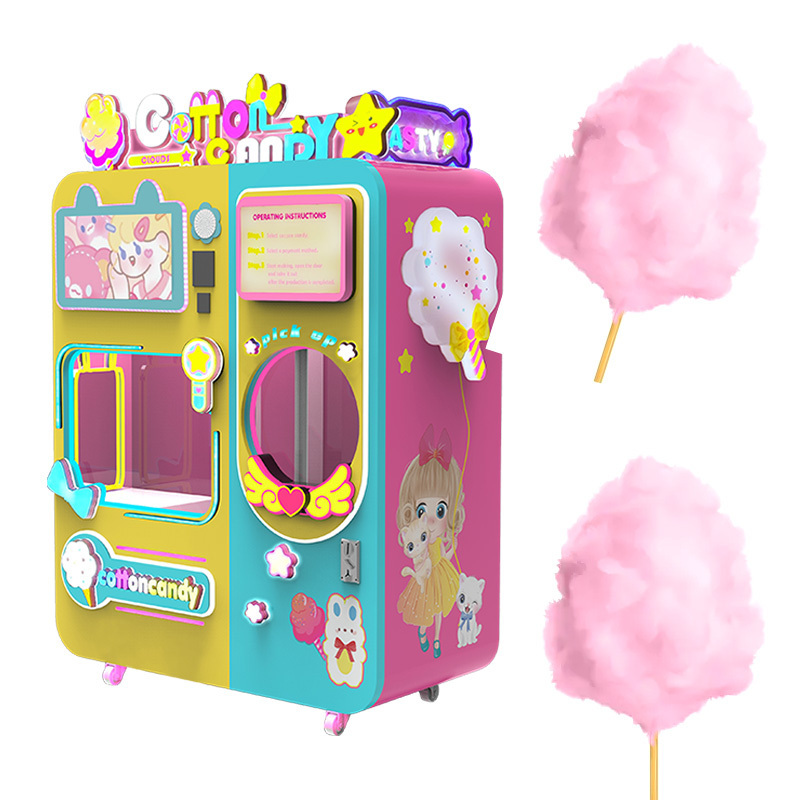 Automatic cotton candy Electric Mini Cotton Candy Floss Machine for Sale Commercial / Flower Cotton Candy Maker