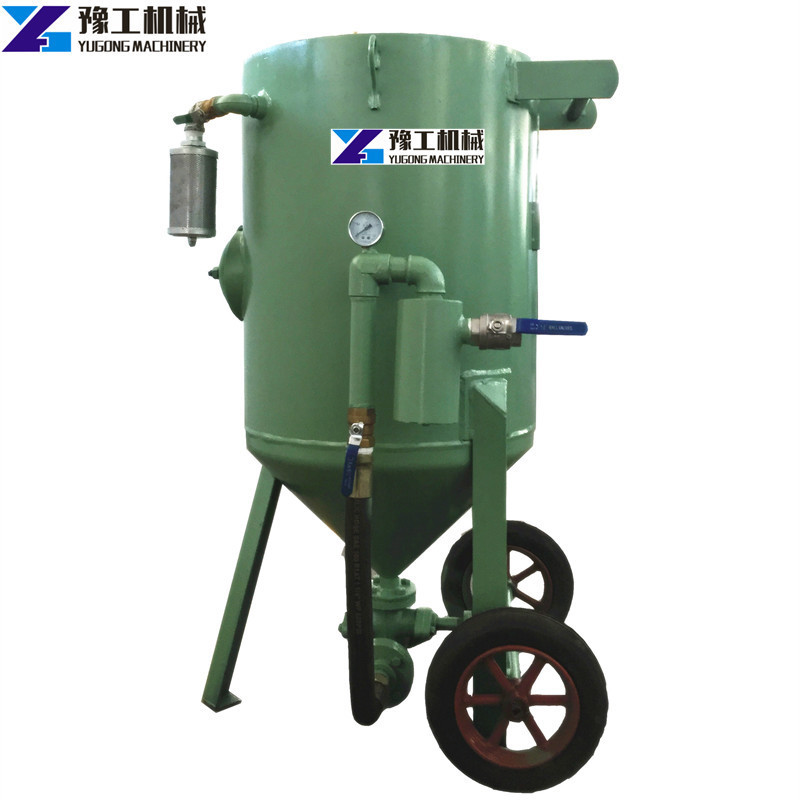 300L Sandblaster Pot Dry Sand Blasting Machine Sandblast Cabinet for Sale