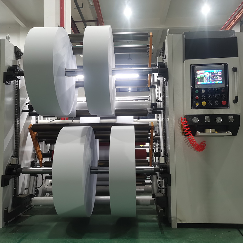 High speed slitting machine paper processing roll to sheet paper cutting machine adhesive paper cutter