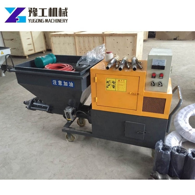 YG dry type used gunite machines for sale automatic plastering spray plaster machine