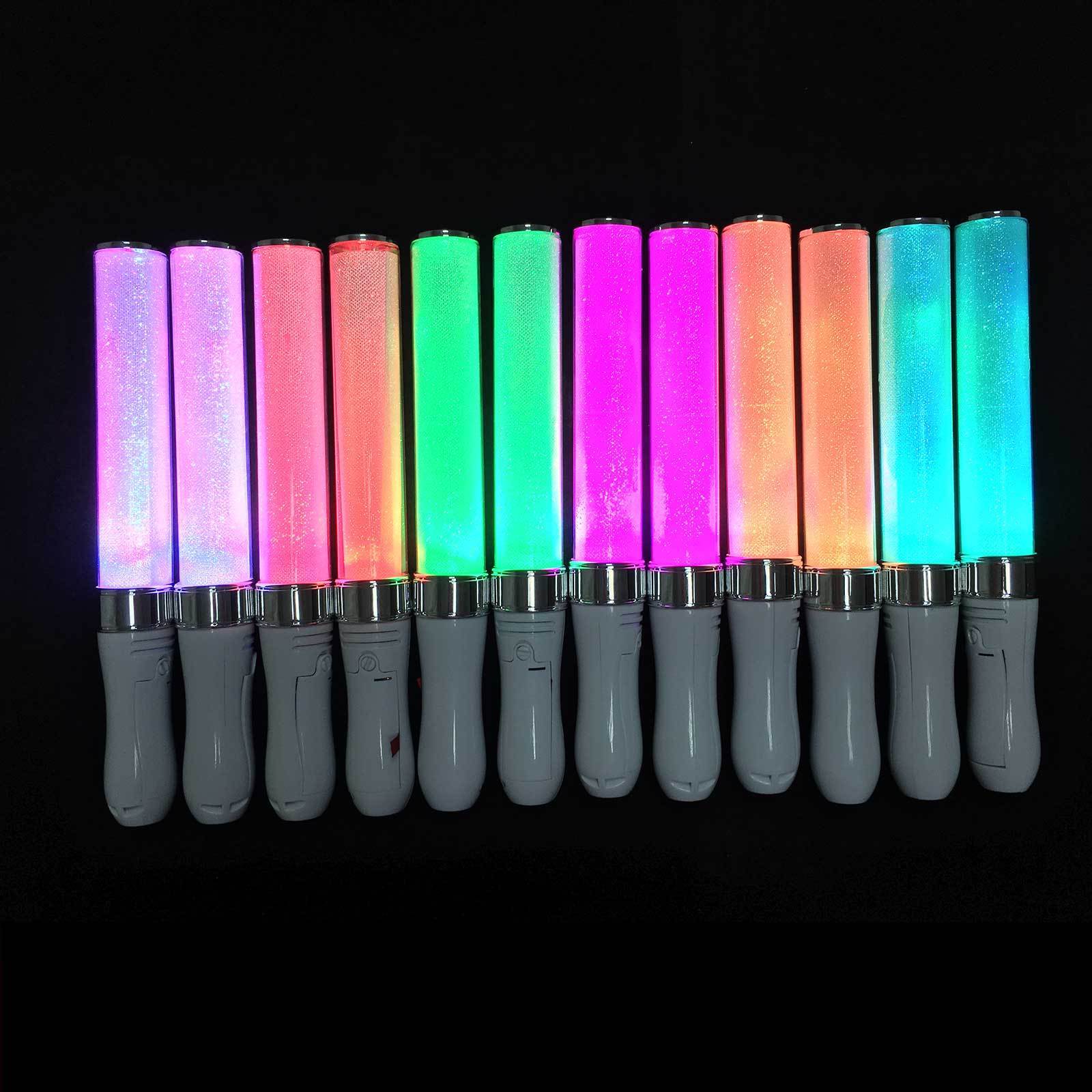 2023 Hot 15 Colors Changes Light Up Sticks Penlights Customized Logo Glow Led Flashing Stick For Party And Concert