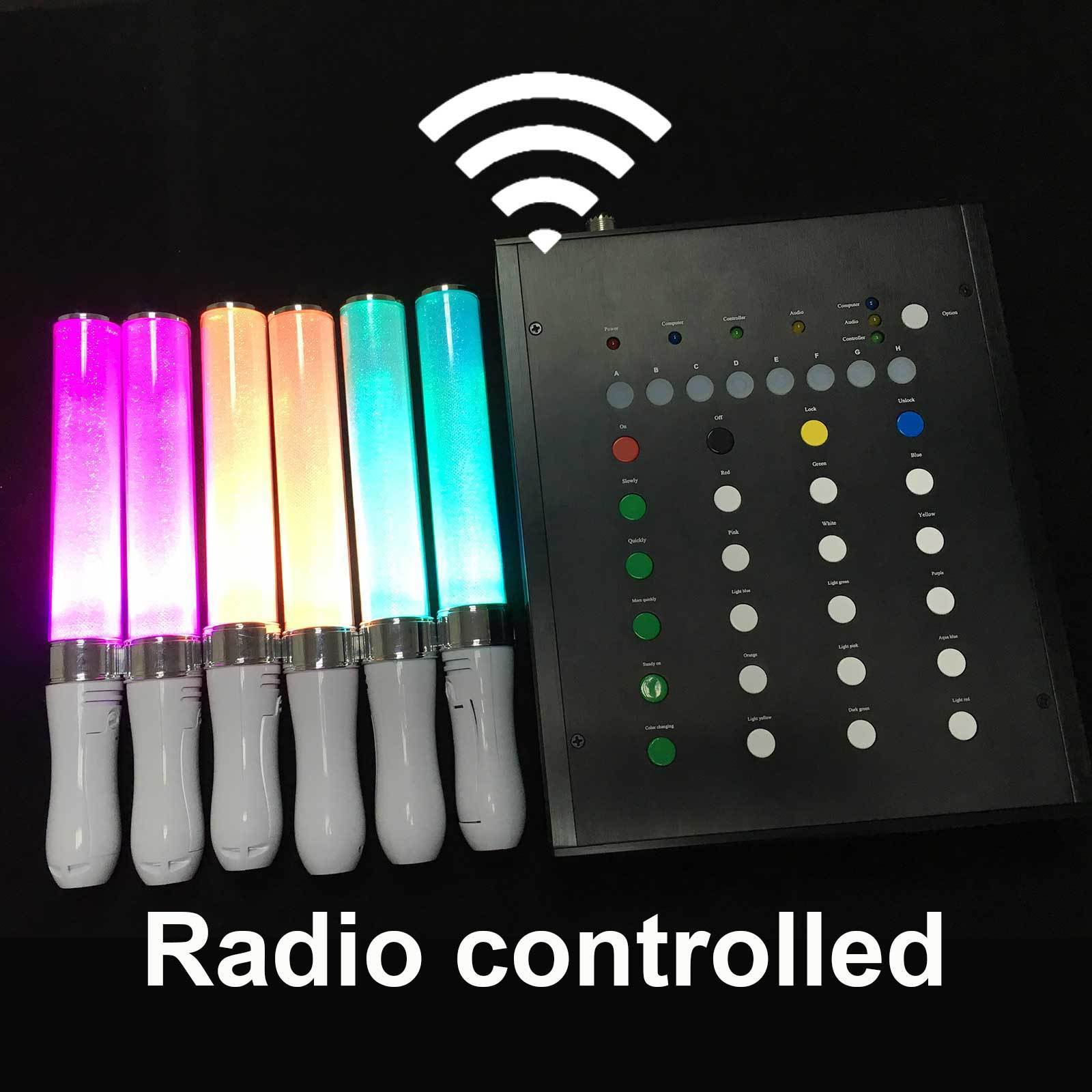 Concert Multi-Color Remote Control LED Flashing Light Stick Glow LED Light Stick