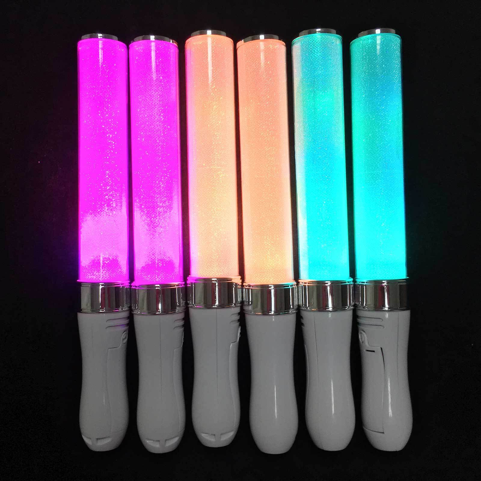 2023 Hot 15 Colors Changes Light Up Sticks Penlights Customized Logo Glow Led Flashing Stick For Party And Concert