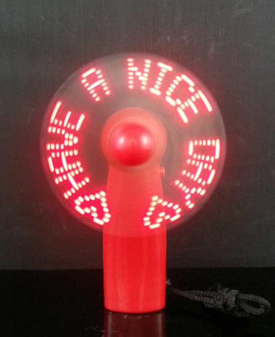 Hot Sale Promotion Gift Programmable Led Message Fan Software