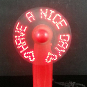 Hot Sale Promotion Gift Programmable Led Message Fan Software