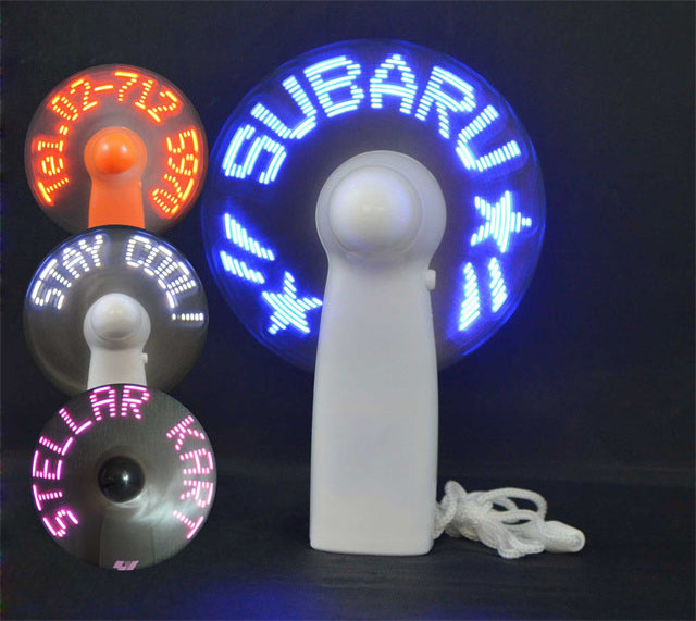 Hot Sale Promotion Gift Programmable Led Message Fan Software