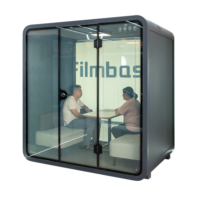 Modern Office Pod Silence Booth Indoor Soundproof Cabin Private Noise Reduce Meeting Box Office Booth